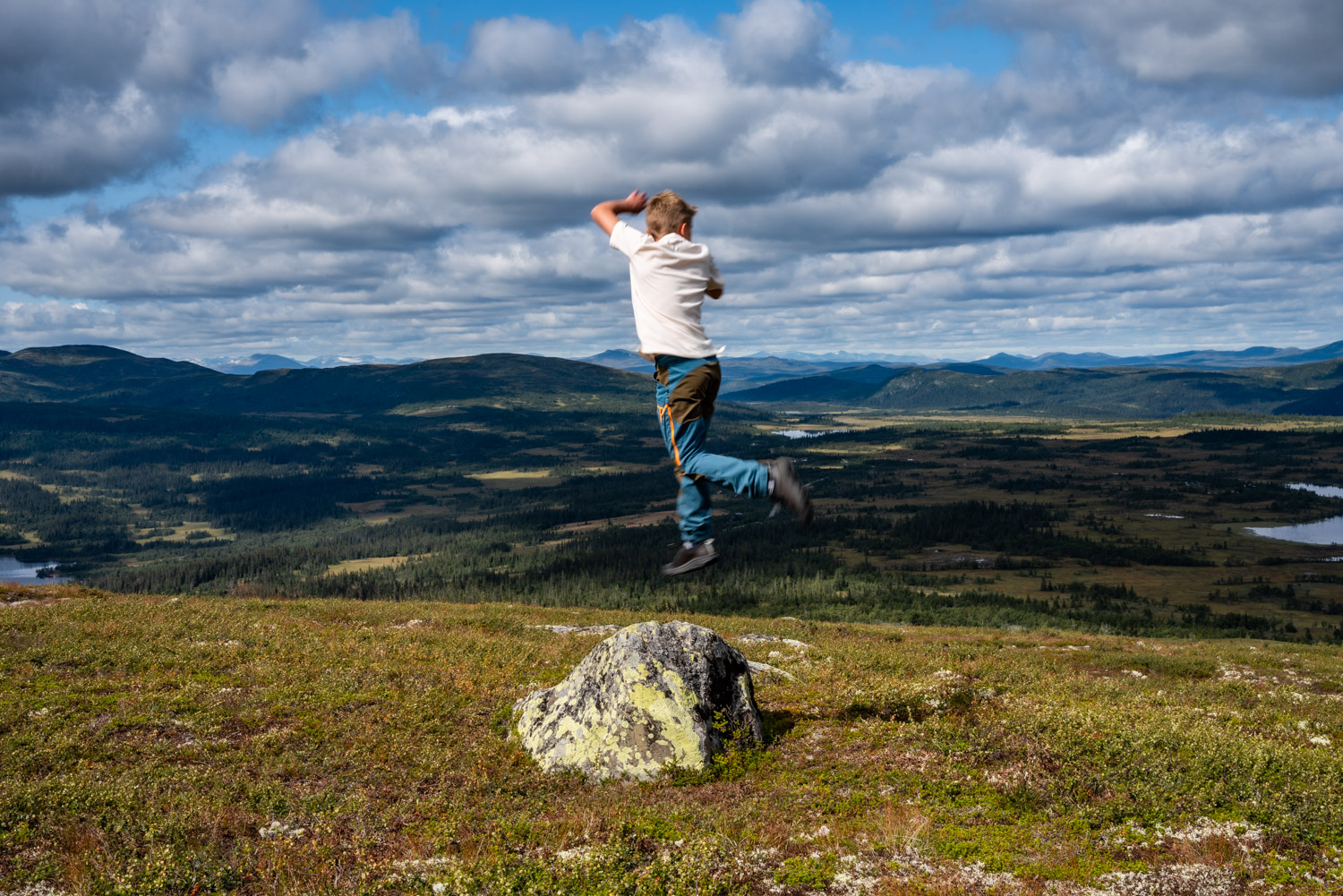 Spåtind Fjelltur Familie Barn