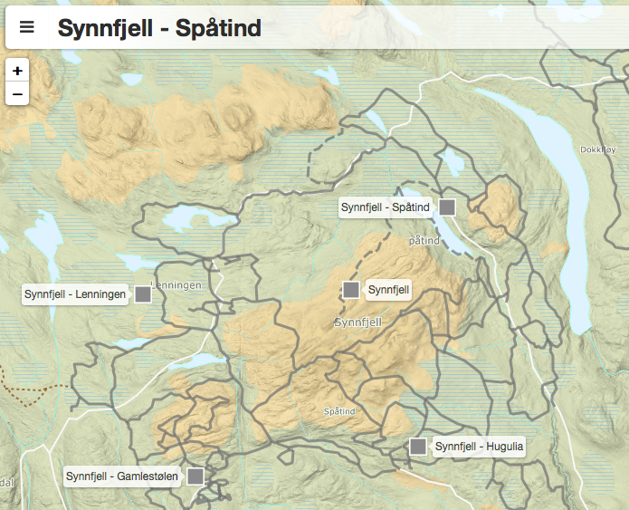 Skisporet No Spåtind Synnfjell